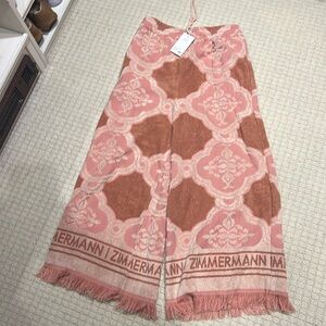 Zimmerman size 2 US 8 terry pants. NWT